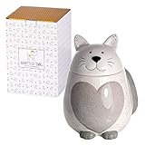 SPOTTED DOG GIFT COMPANY - Keramik-Vorratsdose in Katzen-Form -...