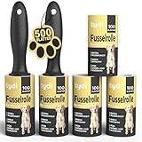 Tydi Fusselrolle Tierhaare - 100 Blatt pro Rolle (500 Blatt...